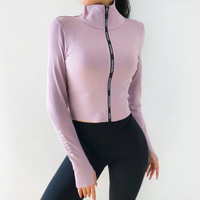 Women's Long Sleeve Slim Fitness Workout Top