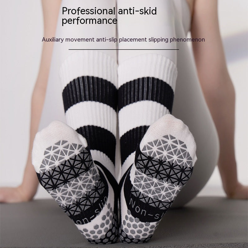 Long Tube Pilates Non-slip Yoga Non-slip Professional Female Pressure Sports Socks Dance