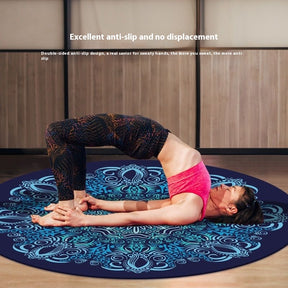 Natural Rubber Round Yoga Mat Professional