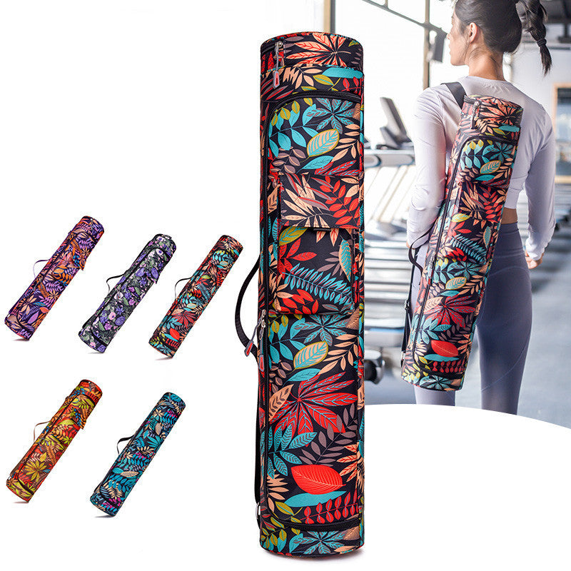 Printed Backpack Yoga Mat Organizer